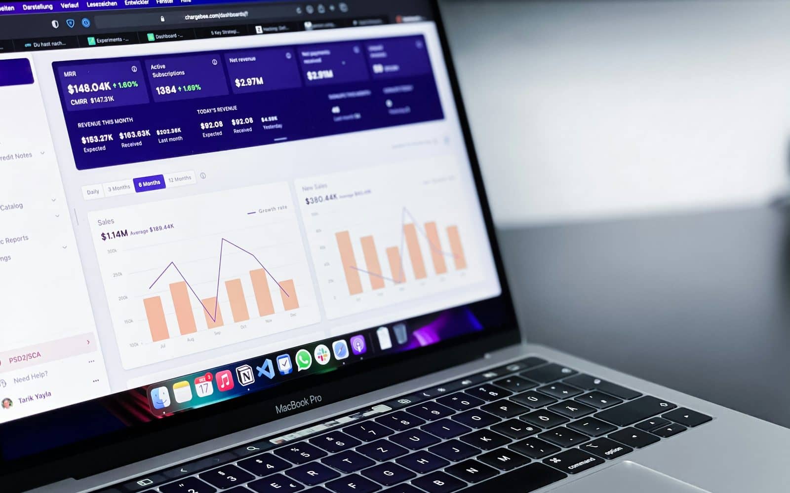 Consolidated paid media dashboard tracking booking performance